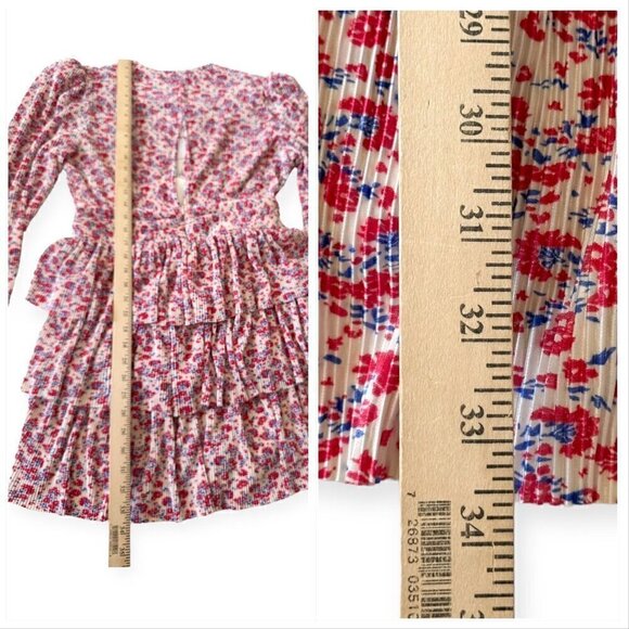 Sabina Musayev Verbena Mini Dress, Floral print, Size L, New with tag - Picture 16 of 16